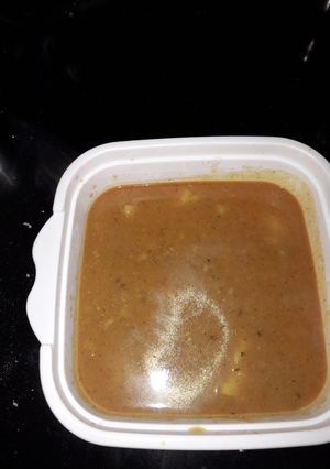 A picture of Aloo matar ki sabji.