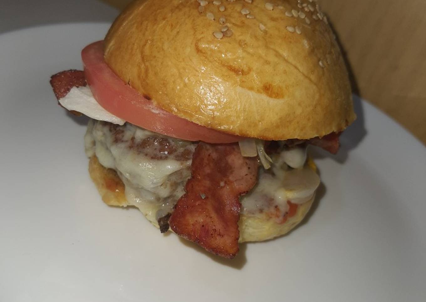 Hamburguesa de costilla de res