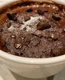 Mug cake coulant de chocolate 50 segundos al micro fit