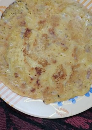 A picture of Besan ka cheela.