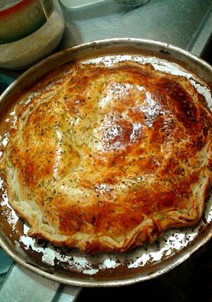 Una foto de Tarta de atún. Rápida fácil y exquisita