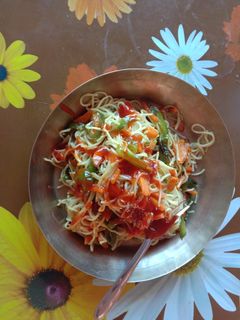 ভেজ চাউমিন (veg chow mein recipe in bengali) রেসিপির প্রধান ছবি