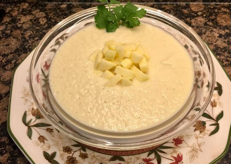 Vichyssoise de manzanas