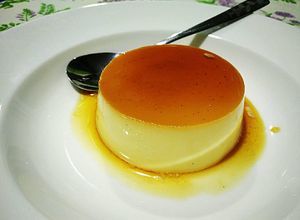 Hình của món Flan.