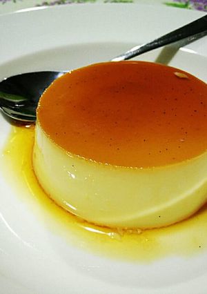 Hình của món Flan.