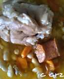 Fabes con manos de cerdo