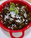 Methi Besan (methi zunka)
