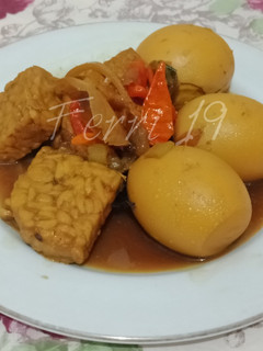 Foto resep Telur, Tahu,Tempe Kuah Kecap