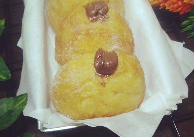 Resep Bomboloni tanpa telur yang Menggugah Selera