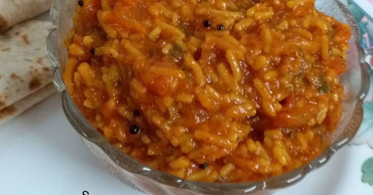 Sev Tamatar Ki Sabji Recipe by Rosalyn_Kitchen - Cookpad