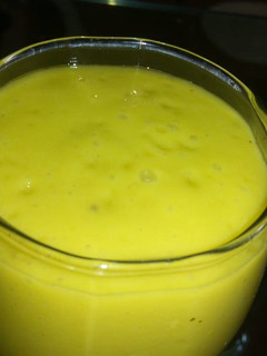 A picture of Blended Mixed fruit juice.