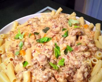 Popular Cuisine Julies Sausage Alfredo Delicious Nutritious