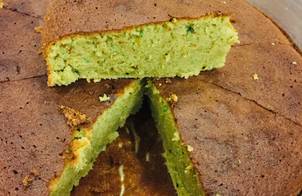 Nấu ăn cùng con: Bánh bông lan trà xanh không cần định lượng chính xác