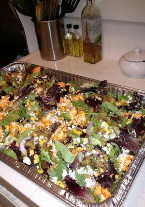 A picture of Buffalo Cauliflower Salad.