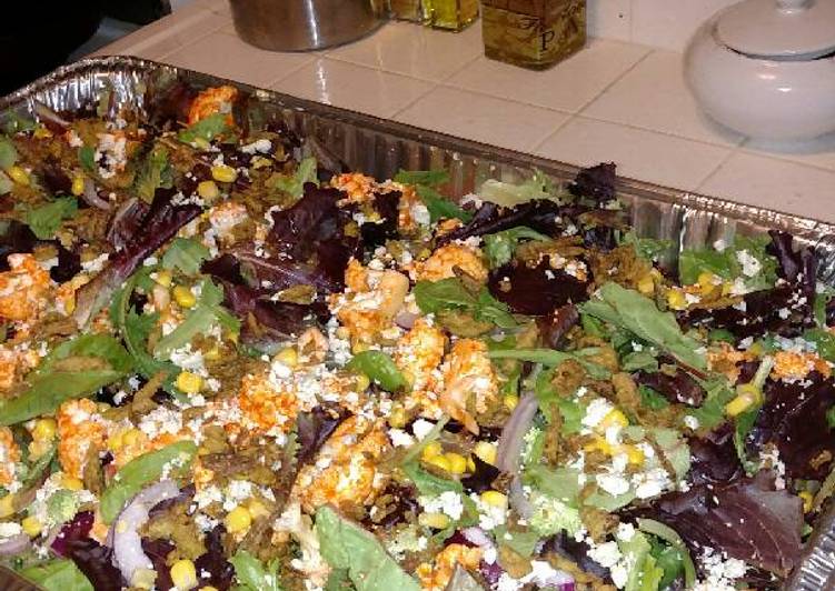 Buffalo Cauliflower Salad