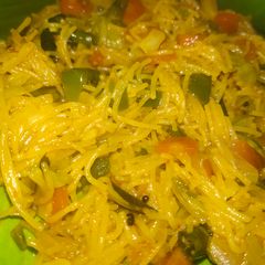 A picture of Vermicelli upma.