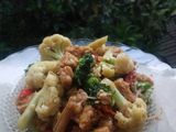 Stir-fried Tempe with vegetables