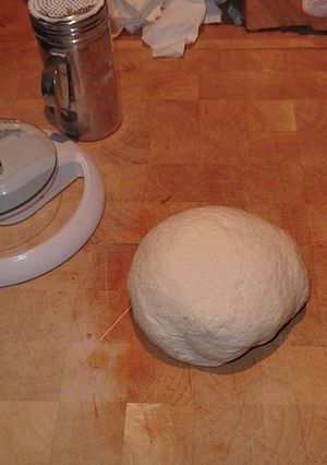 A picture of Paul's Pizza Dough.