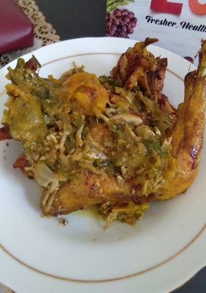 Foto resep Ayam kampung goreng sambel hijau