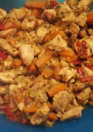 Una foto de Relleno de Pollo para tacos