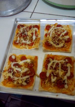 Foto resep Pizza roti tawar