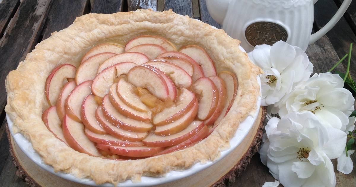 Apple Rose Pie Pastry-玫瑰蘋果酥皮派♥! 食譜與作法 by Grace Bon Appetit - Cookpad