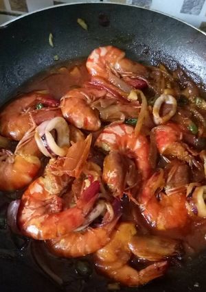 Foto resep Udang saus mentega