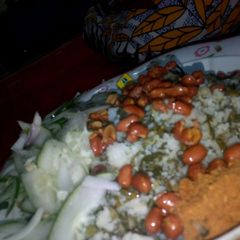 A picture of Dambun tsakin masara.