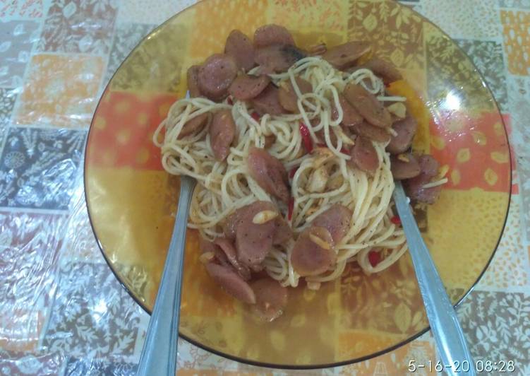 Resep Spaghetti Aglio Olio, Bikin Ngiler