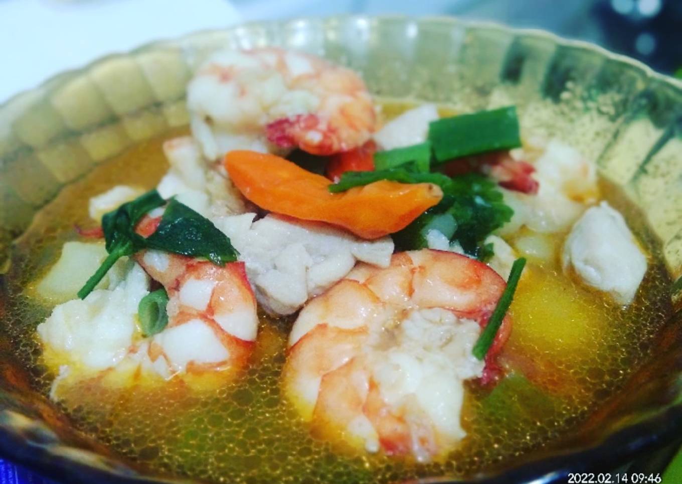 Sup Udang + Ayam