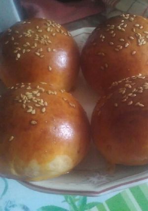 صورة لوصفة خبز البرغر