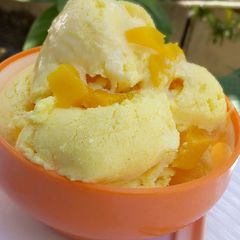 A picture of Mango Ice Cream.