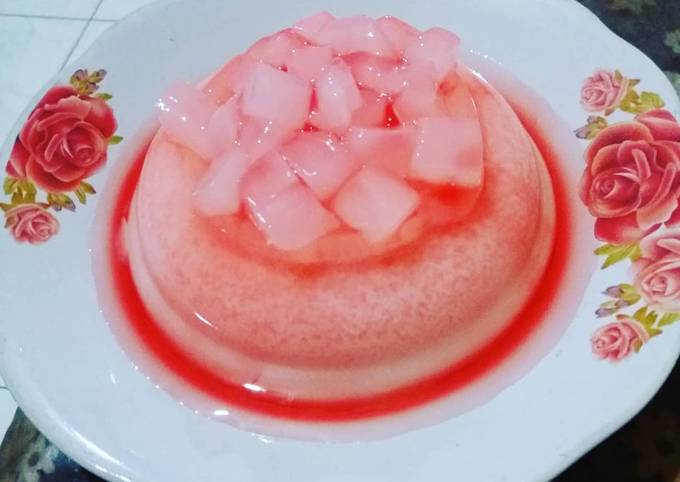 Resep Pudding Sutera Lumut Merah Putih Oleh Fransciska Siska Cookpad