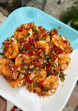 รูปของ กุ้งคั่วพริกเกลือ