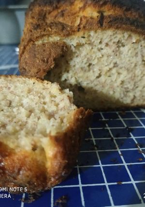 Una foto de Budín de banana sin gluten