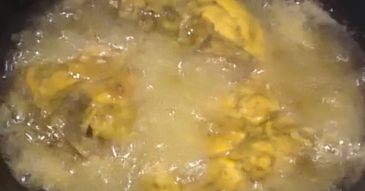 Ayam geprek cabe Hijau
