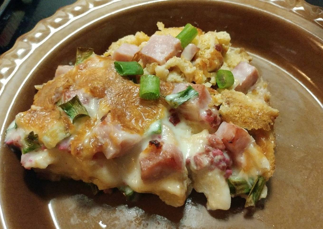 Frittata Telur Roti Keju Sosis (Roti Dadar)