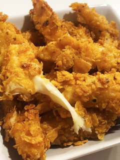 Una foto de Palitos de Mozzarella con Doritos