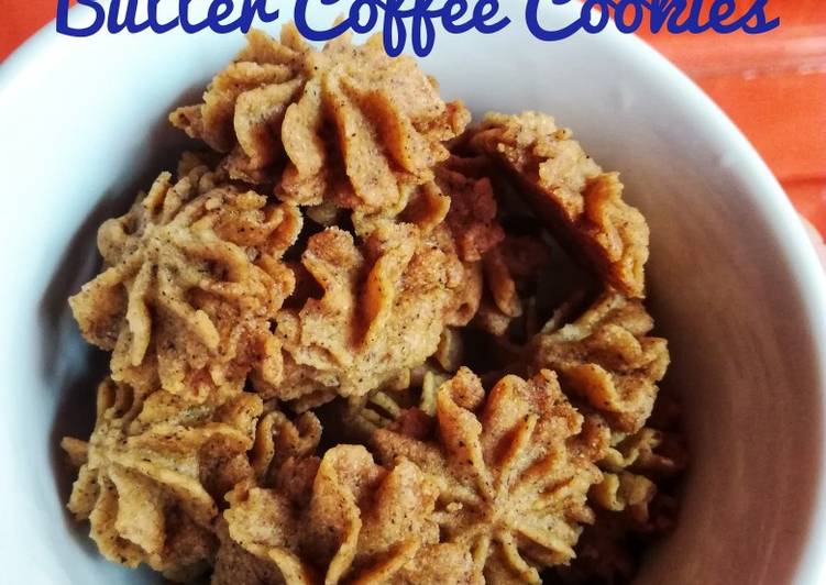 Butter coffee cookies