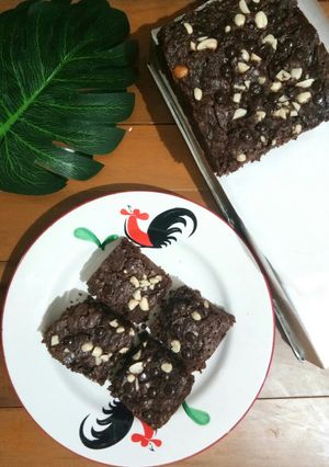 Foto resep Brownies Pisang Putih Telur