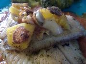 Una foto de filete de cazón