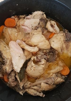 Una foto de Pollo en escabeche