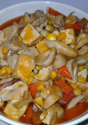 Foto resep Jamur merang sauce bolognaise