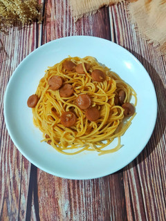 Foto resep Spaghetti Sosis Simple