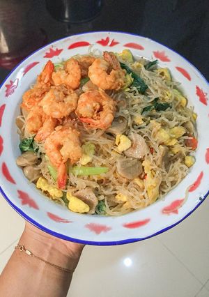Foto resep Bihun goreng udang crispy