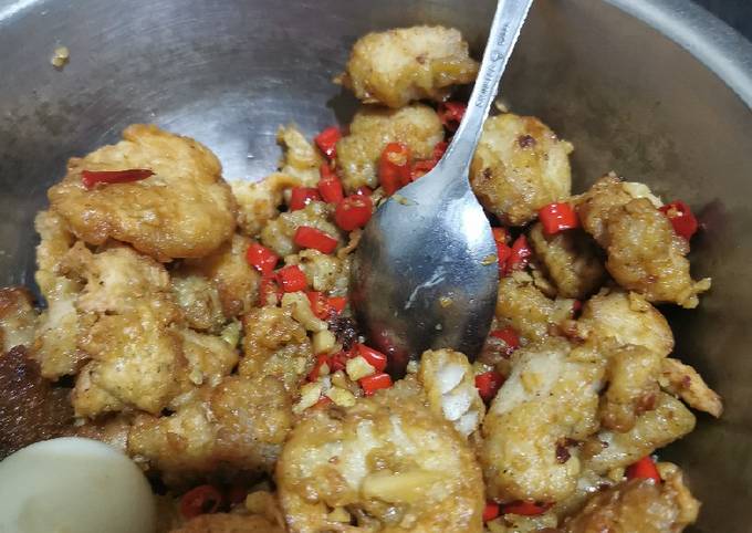 Ini dia! Resep buat Ayam cabe garam  lezat
