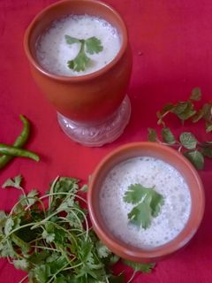 ફ્રેશ ફુદીના મસાલા છાસ (Fresh Pudina Masala Chhas Recipe In Gujarati) રેસીપી મુખ્ય ફોટો