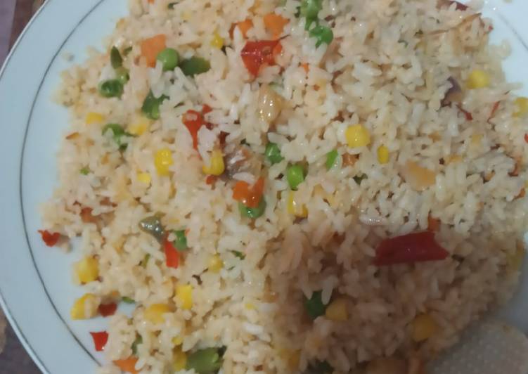 {Cara Membuat Nasgor mix sayuran Legit dan Nikmat