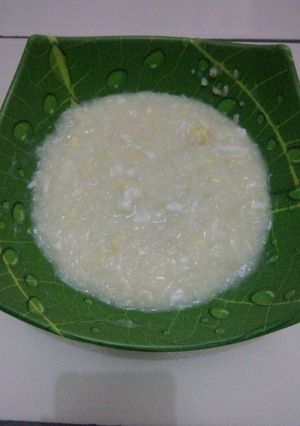 Foto resep Bubur nasi telor
