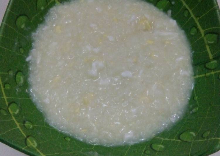Bubur nasi telor